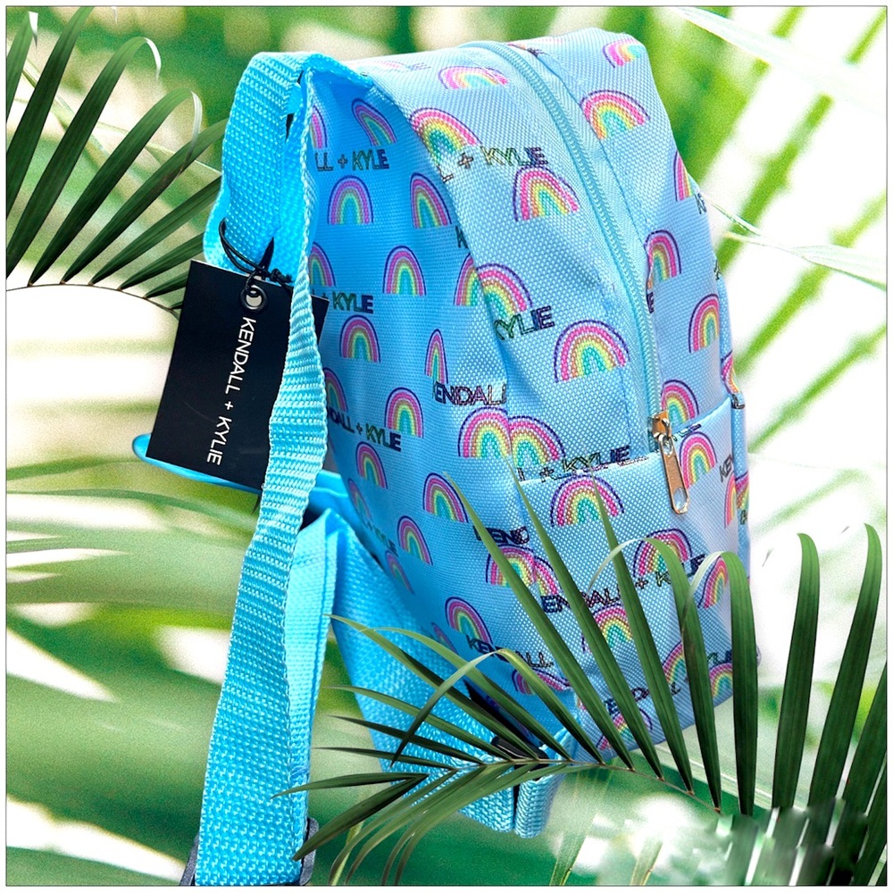 KENDALL + KYLIE mini rainbow, backpack / purse. New With Tags